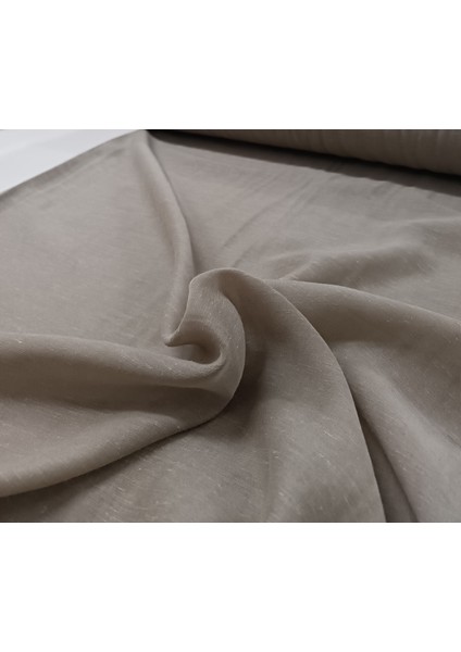 Kalın Dokulu Tül Perde - Sütlü Kahve - 1x2,5 Pile - ST1616