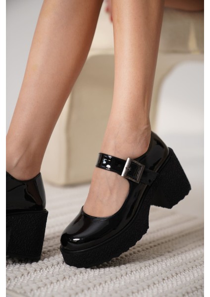 Neleh Kadın Siyah Rugan Günlük Ayakkabı fiyatları