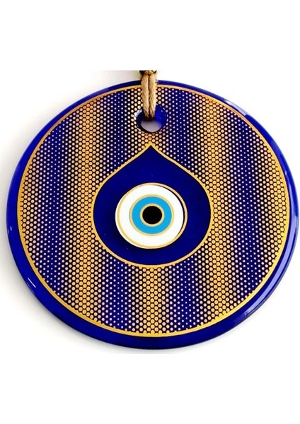 Litae Trend Altın Sarısı Yaldızlı Damla Göz Modelli Cam Duvar Süsü fiyatları