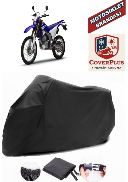 Yamaha Wr 250 R Motor Brandası Siyah Motorsiket Brandası Motor Örtüsü Çadır Su Geçirmez Motosiklet Kılıfı Motor Brandası