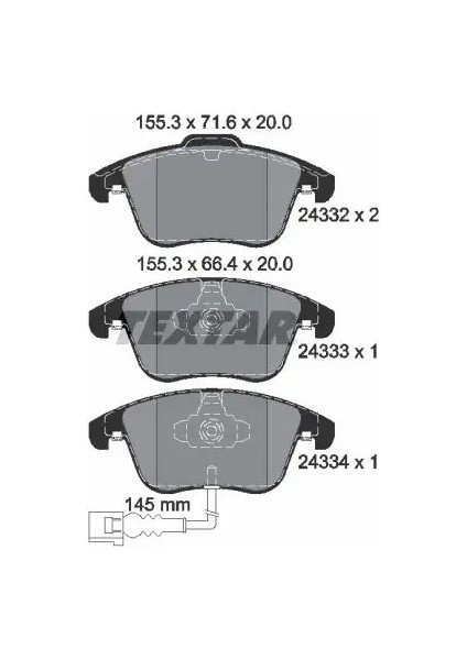 2433301 On Fren Balatasi 5N0698151 5N0698151A 5N0698151B