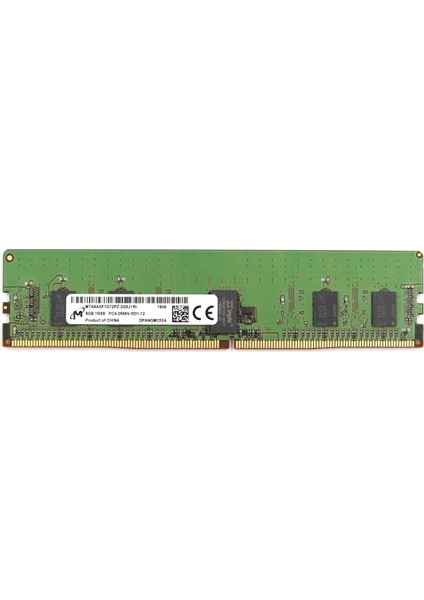 8gb 1rx8 PC4-2666V-RD1-12 Ecc MTA9ASF1G72PZ-2G6J1RI Server Ram Bellek