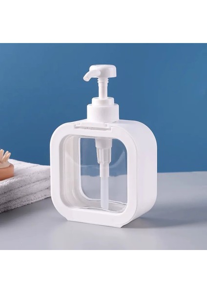 Pompalı Dispenser Sabunluk – Şeffaf Gövde, Modern Tasarım | Sıvı Sabun, Şampuan, Losyon Için 722268 indirimleri