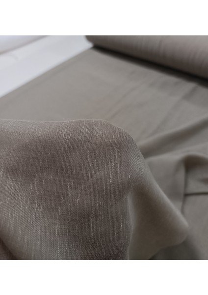 Kalın Dokulu Tül Perde - Sütlü Kahve - 1x2,5 Pile - ST1616