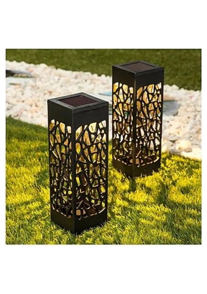 Litae Trend Dekoratif Solar Güneş Enerjili Bahçe Aydınlatması Yürüyüş Yolu Seti (6 Adet)