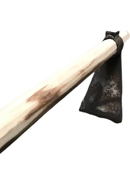 Büyük Boy Çelik Dövme El Çapası Ağaç Saplı