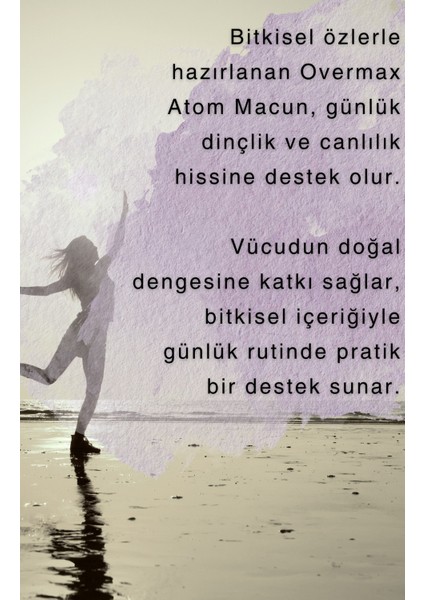 Overmax Bitkisel Karışımlı Atom Macun 420 gr fiyatları
