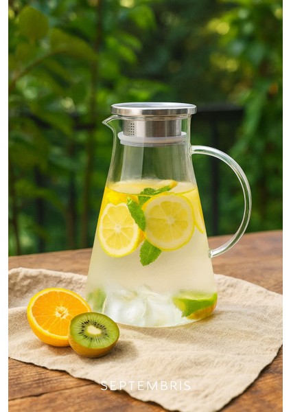 Borosilikat Cam Sürahi Karaf 1,5 Lt indirimleri