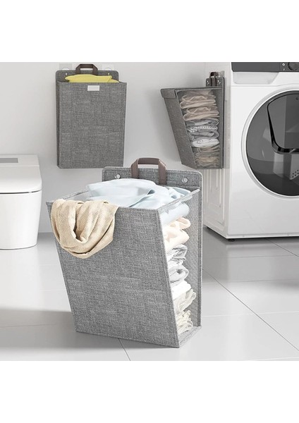 Mdb Katlanabilir Asılabilir Kirli Çamaşır Sepeti