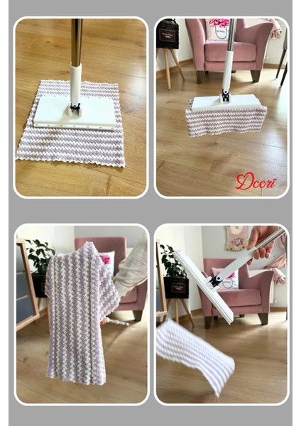 Tembel Mop Tüm Bezleri Kendi Alabilen Otomatik Mop Yüzey Temizlik Havlusu Kullan At Bezler Için fiyatları