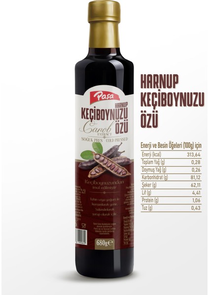 (Harnup) Keçiboynuzu Özü 680 gr modelleri