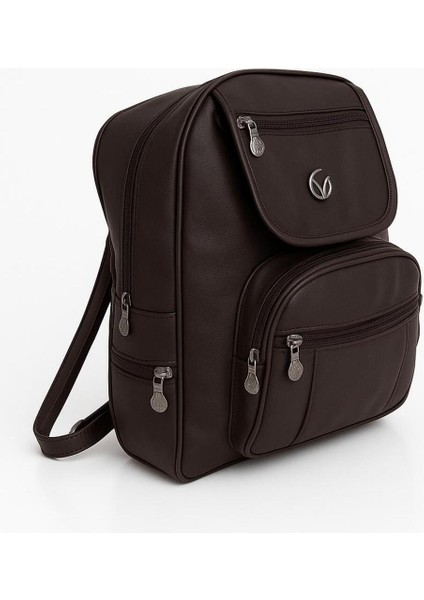 Kadın Suni Deri Çok Bölmeli Sırt Çantası Suya Dayanıklı Orta Boy Sırt Çantası fırsatları