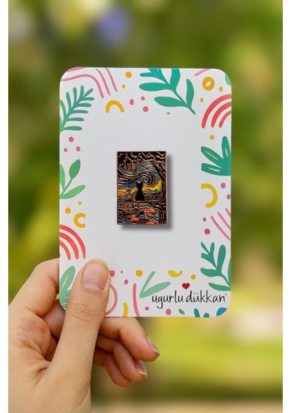 Kara Kedi Dolda Tablosu Rozeti