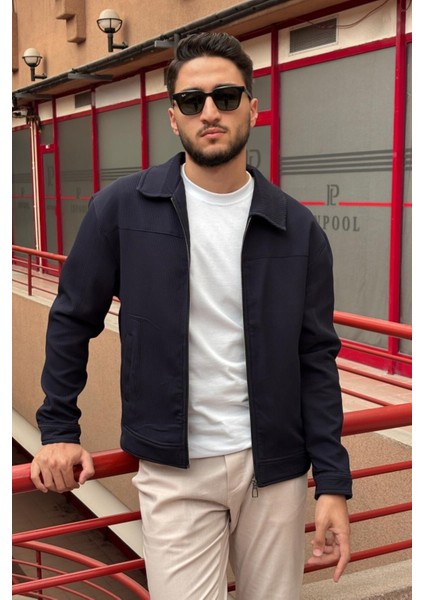 Erkek, Fitil Desenli, Gömlek Yaka, Rahat Kesim, Mevsimlik-Baharlık Ceket 618 fırsatları