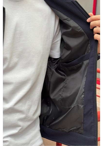 Erkek, Fitil Desenli, Gömlek Yaka, Rahat Kesim, Mevsimlik-Baharlık Ceket 618