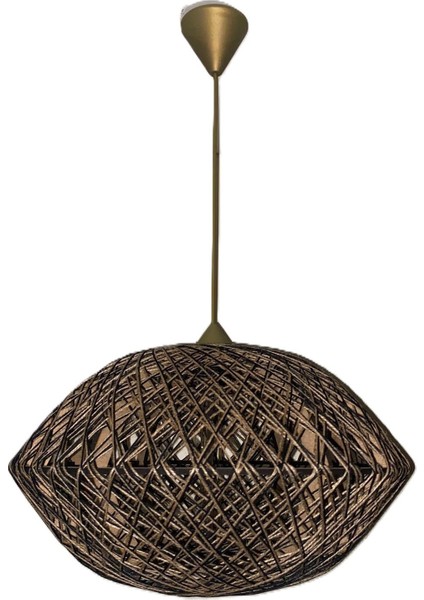 Doğal,el Yapımı -Bohem,rustik,modern,hasır,jüt-Sarkıt Avize