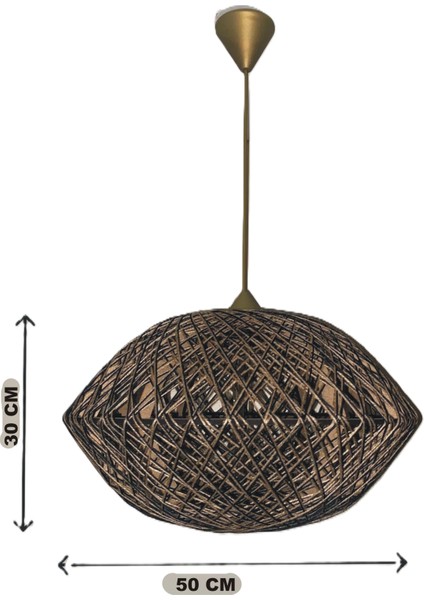 Doğal,el Yapımı -Bohem,rustik,modern,hasır,jüt-Sarkıt Avize fırsatları