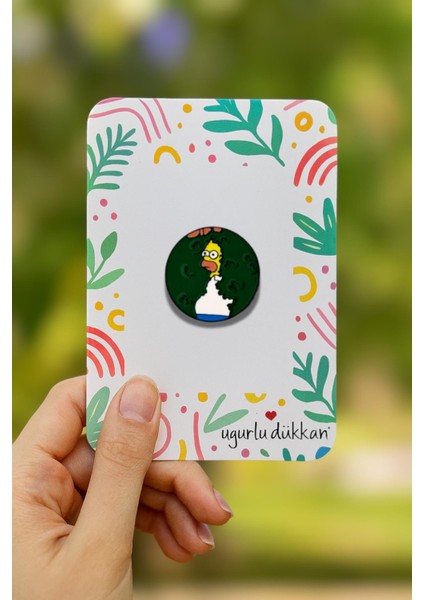 Yeşil Homer Simpson Rozeti