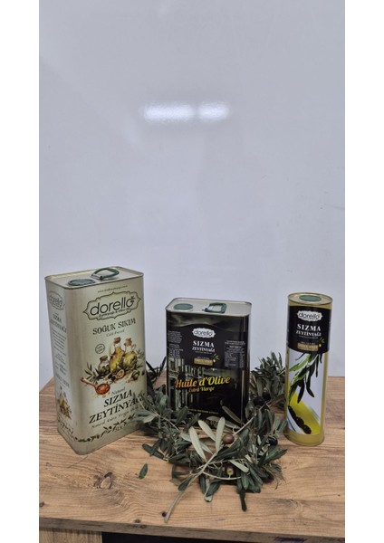 Soğuk Sıkım Zeytinyağı 9 litre yeni hasat