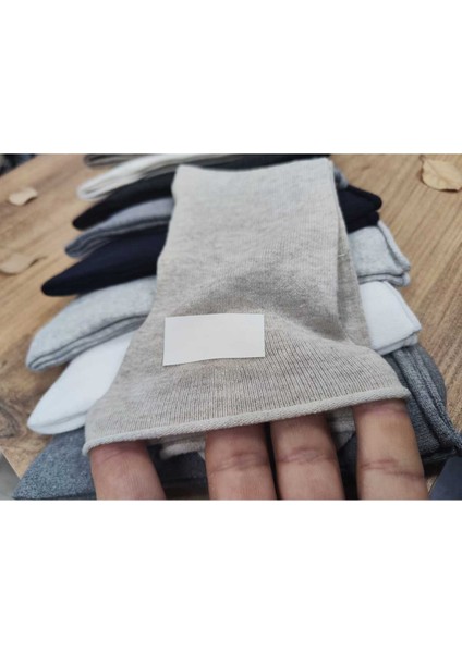 12 Çift Kadın Lastiksiz Çorap Dikişsiz Rahat Lastik Düz Pamuklu Diyabetik fiyatları