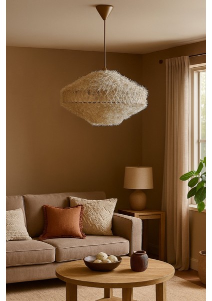 Doğal,el Yapımı Bohem,rustik,modern,sarkıt Avize