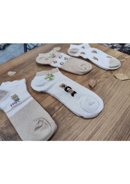 4 Çift Kadın Bambu Dikişsiz Kaliteli Patik Çorap fiyatları
