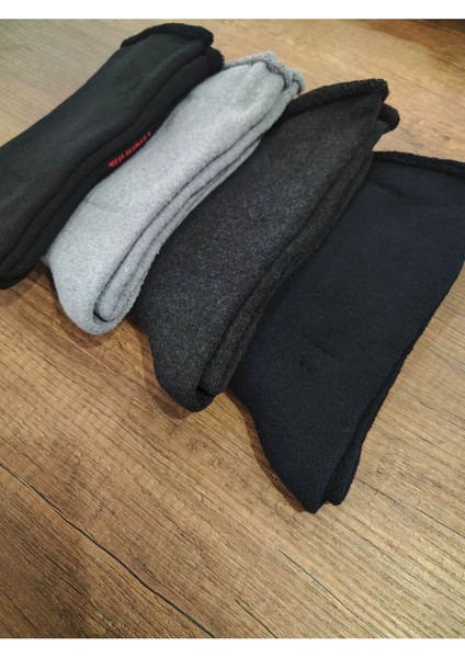 Lastiksiz Diyabetik Termal Çorap 4 Çift Kalın Içi Havlu modelleri