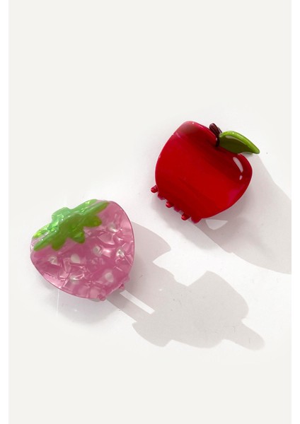 Tatlı Elma ve Çilek Mandal Toka