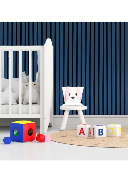 Mdf Ahşap Akustik Duvar Paneli 60X275 cm - Mavi modelleri