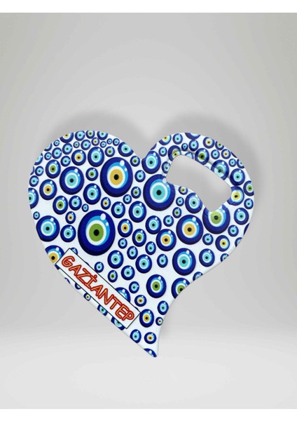 Gaziantep Temalı Nazar Baskılı Magnet Şişe Açacağı Buzdolabı Süsü (KOD:912)