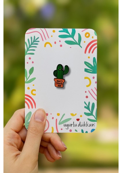 Bana Dokunma Kaktüs Rozeti