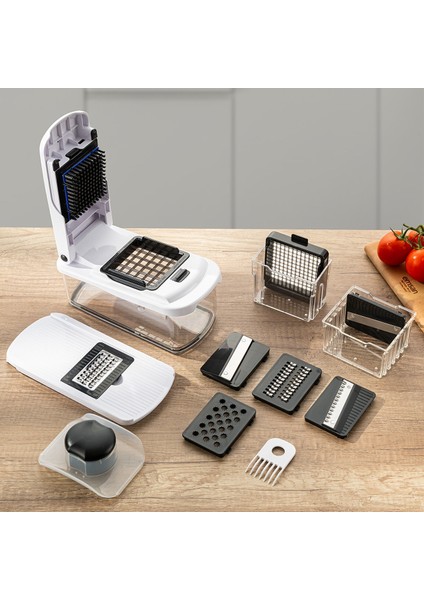 Smart Hazneli Doğrayıcı Beyaz 10 Parça