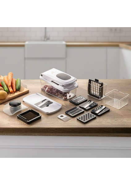 Smart Hazneli Doğrayıcı Beyaz 10 Parça fiyatları