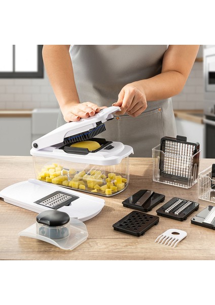 Smart Hazneli Doğrayıcı Beyaz 10 Parça fırsatları