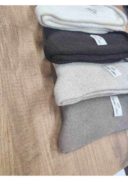 Lastiksiz Diyabetik Termal Çorap 4 Çift Kalın Içi Havlu fiyatları