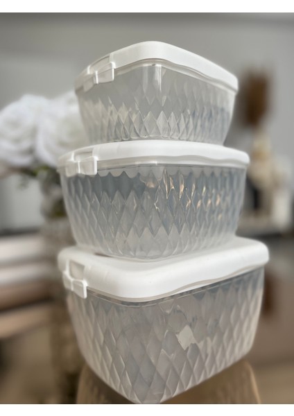 3 Lü Saklama Kapı Plastik