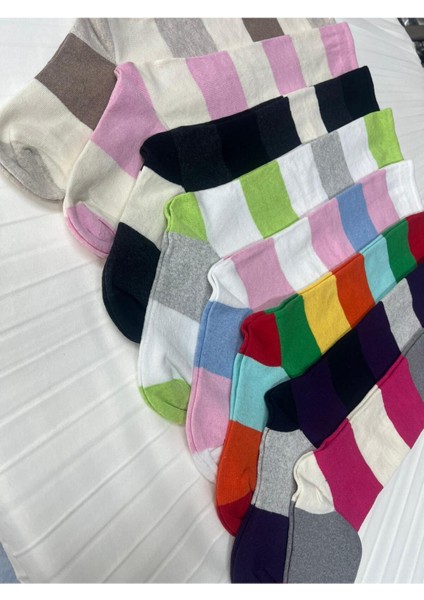 Kız Çocuk Renkli Diz Altı 6 Çift Pamuklu Çorap fiyatları