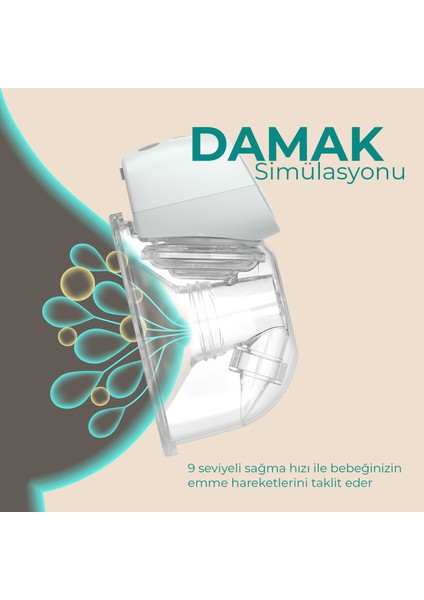 Mamma Tekli Giyilebilir Smart Göğüs Pompası indirimleri