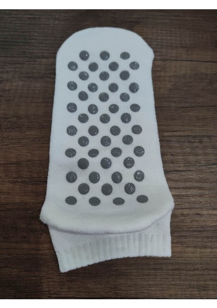 3 Çift Altı Kaydırmaz Baskılı Pamuklu Tavaf Çorabı Üstü File Örgülü modelleri