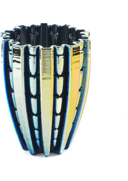 Renkli Porselen Vazo 17X23 cm fiyatları