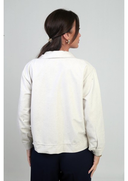 Kadın Torba Cepli Önü Fermuarlı Süet Mont fırsatları