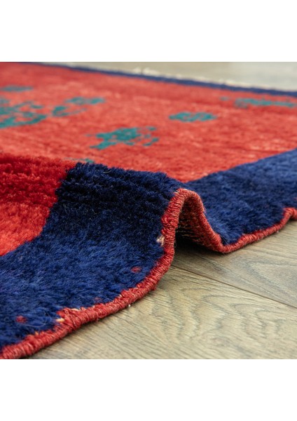 Kumralı Kırmızı El Dokuma Tülü Halı 133X147 cm indirimleri