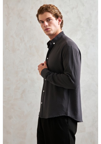 Erkek Oversize Kesim Aerobin Gömlek modelleri