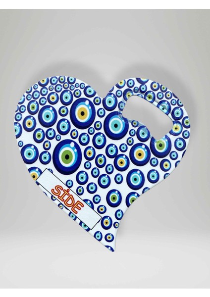 Side Temalı Nazar Baskılı Magnet Şişe Açacağı Buzdolabı Süsü (KOD:914)