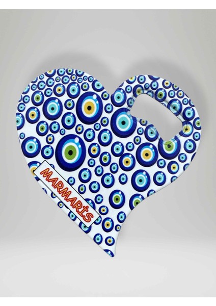 Marmaris Temalı Nazar Baskılı Magnet Şişe Açacağı Buzdolabı Süsü (KOD:915)