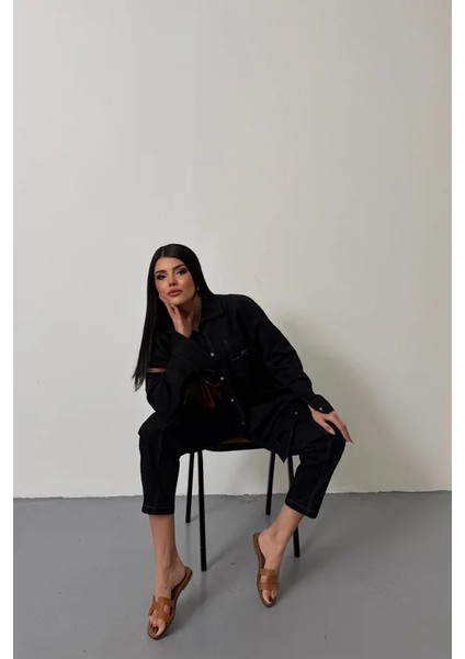 Gündelik Chino Pantolonlu Takım