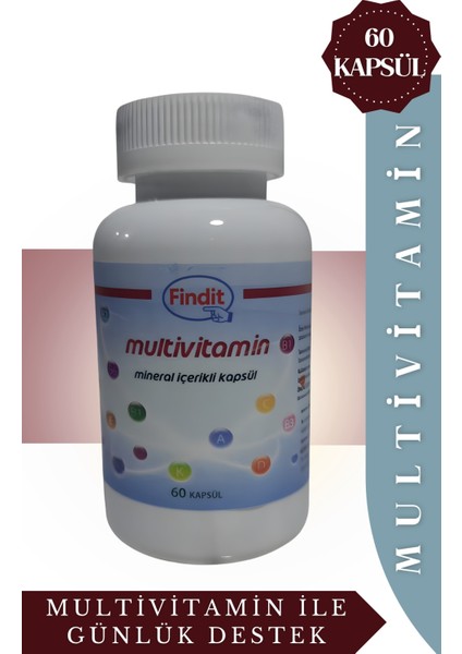 Multivitamin Mineral Içerikli Kapsül