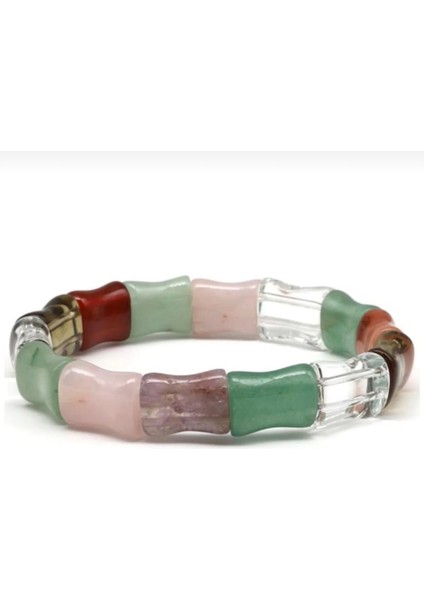 Orijinal Çakra Taşlarından Doğal Taş Roleks Bileklik 10 x 14 mm