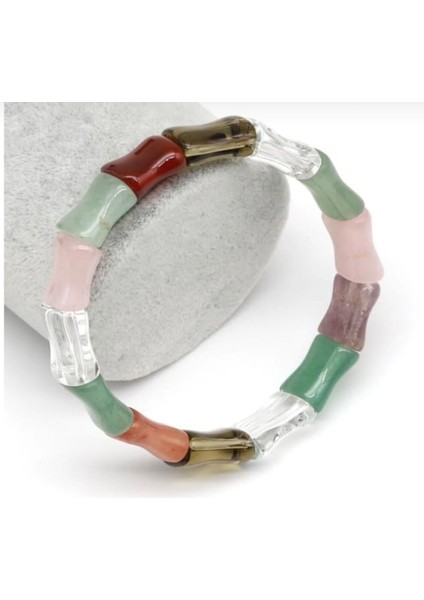 Orijinal Çakra Taşlarından Doğal Taş Roleks Bileklik 10 x 14 mm fiyatları