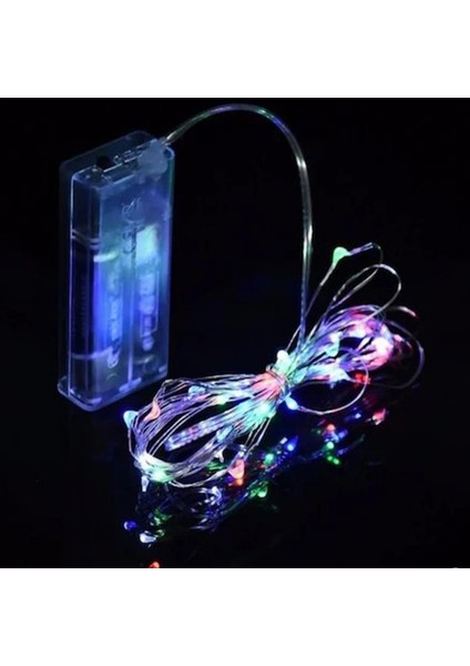 3 M Dekoratif Renkli Peri Led, Yılbaşı Süslemesi LED Işık